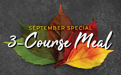 September 3-Course Meal